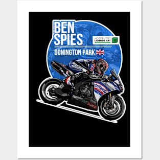 Ben Spies 2009 Donington Park Posters and Art